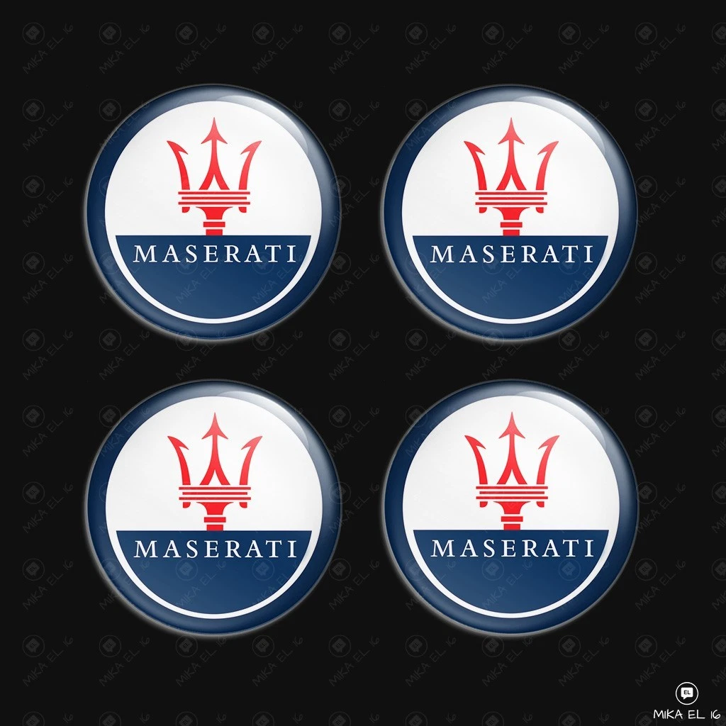 Autocollant étrier Maserati 75mm – Décalque Recto – NEUF