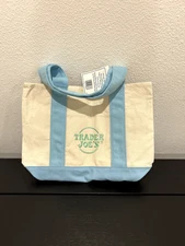 Trader Joe Mini Tote Bag Combo  Blue & Green - New