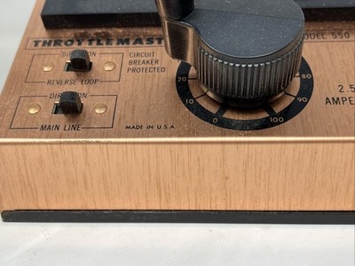 MRC Throttlemaster 550 Deluxe - Centrale Di Controllo HO Treno Elettrico, Nuova In Scatola