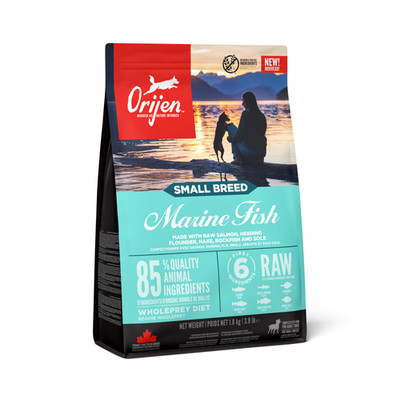 Orijen Small Breed Marine Fish Trockenfutter für Hunde 1,8 kg