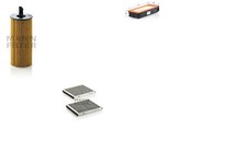 Inspektionspaket Filtersatz L MANN-FILTER Aktivkohlefilter Filtereinsatz für F10