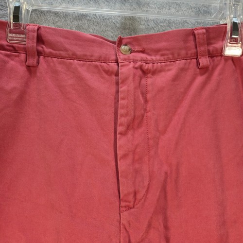 Polo Ralph Lauren Men’s Classic Fit Chino Shorts Red Cotton Size 40 Casual - Picture 2 of 12