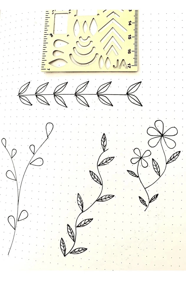 A5 bullet dotted journal dot grid notebook 220 pages 3 x page markers 160 GSM - Image 3 of 4