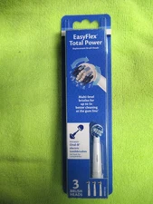 EQUALINE EASYFLEX TOTAL POWER REPLACEMENT BRUSH HEADS 3 HEADS