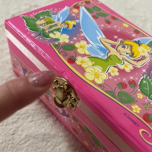 Disney Tinkerbell Locking Box Disney Parks collectible used F/S - Picture 5 of 6