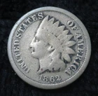 1862 Indian Head One Cent * Thick Coin * Clear Date * 5531