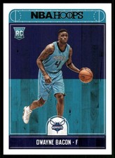 2017-18 Hoops #290 Dwayne Bacon Charlotte Hornets Rookie