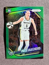 2025 Panini Prizm WNBA Paige Bueckers #5 Rookie RC Green Prizm Dallas Wings