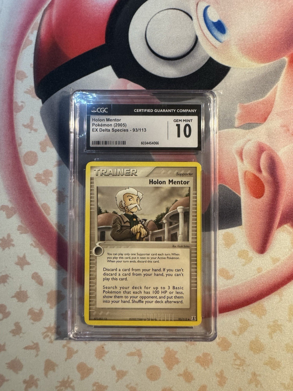 Holon Mentor Pokémon (2005) EX Delta Species - 93/113 GEM MINT 10