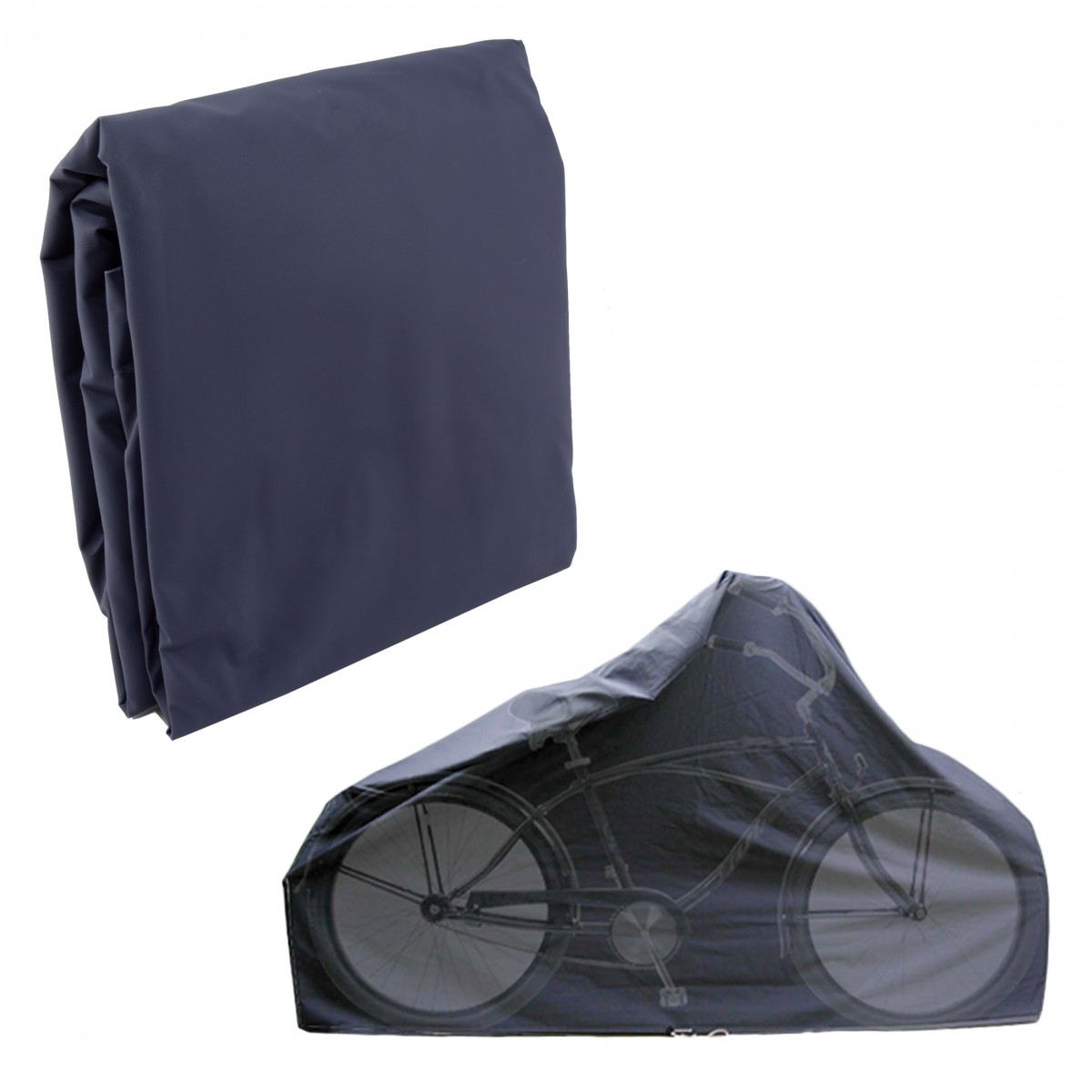 Heavy Duty Vinyl Bike Cover with Draw String - Water-Resistant - Universal Fit 12890₽