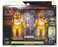 Five Nights at Freddy’s FNAF Endo Classic Chica & Withered Collector Figure NIH