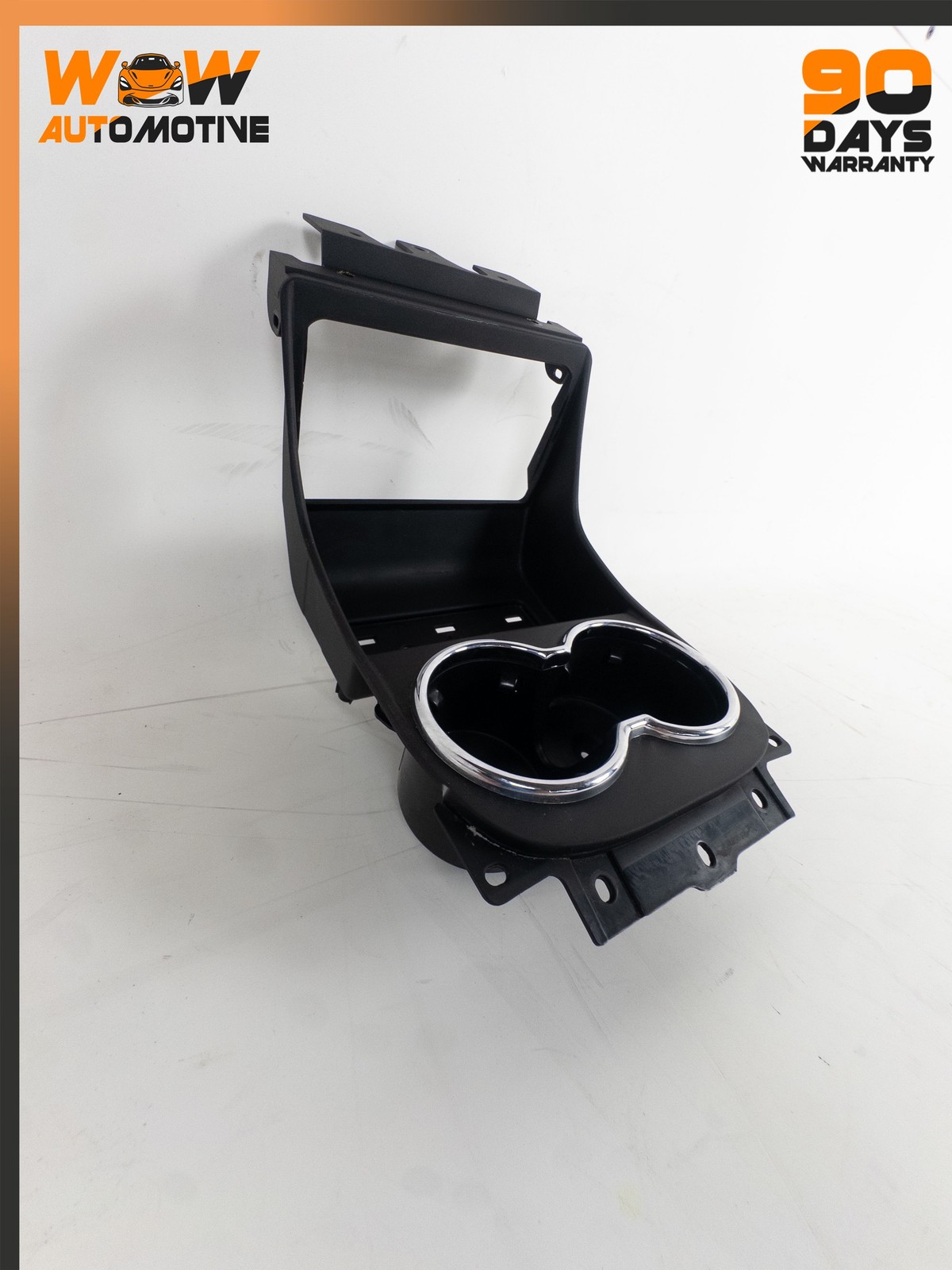 08-19 MASERATI GRANTURISMO S REAR CENTER CONSOLE CUPHOLDER COMPARTMENT BLACK OEM