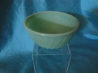 Vintage 1940s 50s Jadite Jadeite Fire King SWIRL MIXING BOWL 7" Diameter Perfect