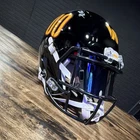 Washington Commanders Frankie Luvu Signed Football Helmet Beckett Authenticated