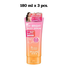 MizuMi UV Bright Body Serum SPF50 PA   Thai Sunscreen 180 ml x 3