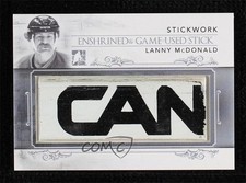 2013-14 ITG Stickwork Enshrined Game-Used Stick Silver Lanny McDonald HOF 2po