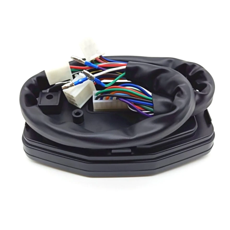 LCD Digital Motorcycle Odometer Speedometer Tachometer KM/H MPH Gauge Universal - Image 4 of 4