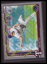 2025 Topps Holiday #H153 Josh Smith Silver Glitter Holiday