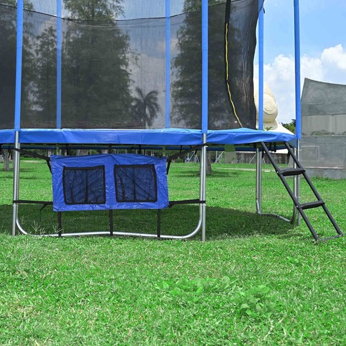 Trampoline Shoe Bag Bounce Accessory Mesh Pocket Adjustable Strap Outdoor Home - Picture 8 of 8