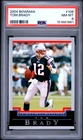 2004 BOWMAN #106 TOM BRADY PSA 8