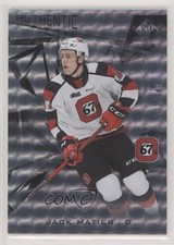 2021 Upper Deck SP Game Used CHL Edition Silver Foilboard /249 Jack Matier 7l6