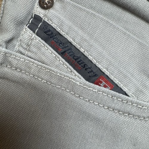 Diesel Jeans Men 30x32 Gray Tepphar Slim Carrot Stretch Designer Modern 0824T - Picture 8 of 17