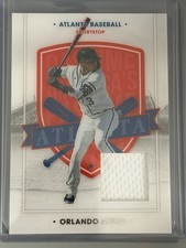 2021 Panini Chronicles - America's Pastime Dual Swatches Orlando Arcia #22 (MEM)