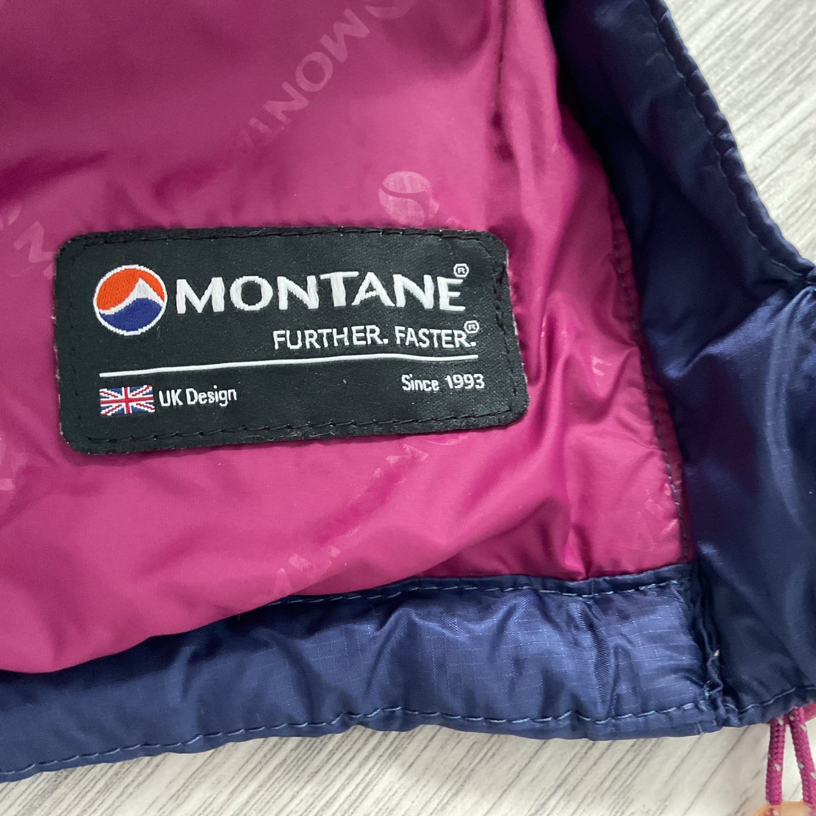 Montane Women’s Blue Hooded Jacket UK 12 - Duck Down, Great Condition image 9