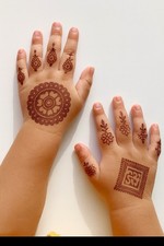Waterproof Henna Stickers /tattoos For Kids