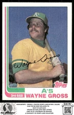 1982 Topps #692 Wayne Gross Oakland Athletics 82TB