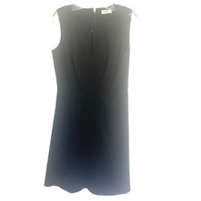 Calvin Klein Little Black Dress Dress 10 Classic Sheath Cocktails Back Zip Party