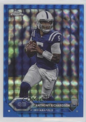 2023 Composite Blue Geometric Refractor 44/99 Anthony Richardson Rookie RC 0bk4