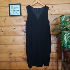 Torrid V-Neck LBD Little Black Dress Pencil Sheath Office Career Stretch Size 14