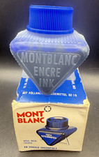 Montblanc Refillable Ink Bottle Midnight Blue Azul 58 ml Pen Refill Vintage