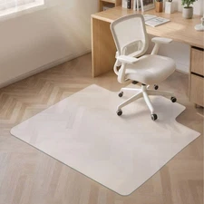 Upgraded 48 X 36 Office Mat Chair with Lip, Heavy Duty Desk for Hardwood Floor