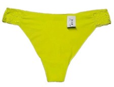   NWT No Boundaries No Show Lace Thong Panty Size XXXL Citrus Sizzle