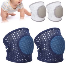 Baby Crawling Pads Soft Cotton Elastic Unisex Prevent Slip Infant KneeProtection