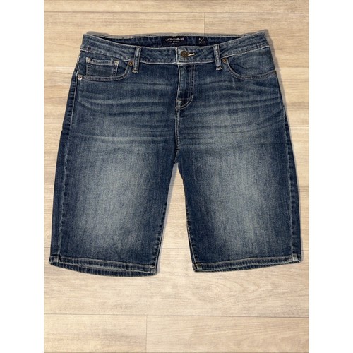 Lucky Brand Jeansshorts Damen 8/29 blau Medium Wash Denim The Bermuda Stretch