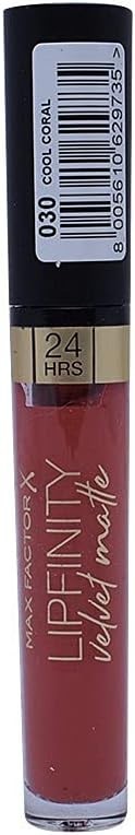 Max Factor Coral Lipfinity Velvet Matte 24Hr Lipstick - 030 Cool - 030 Cool - Image 3