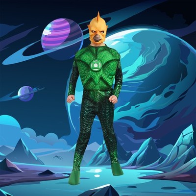 Rubies Green Lantern Tomar Boy's Halloween Costume - Medium