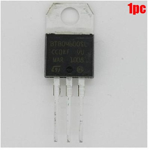 STMICROELECTRONICS BTB04-600SL Triac, 600 V, 4 A, TO-220AB, 1.3 V, 35 A, 15 MA - Foto 3