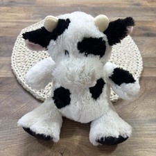 Animal Alley Cow Plushie Super Soft Plush Stuffed Animal 9" Black White 2008