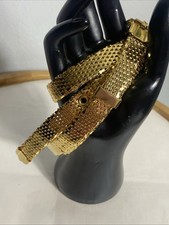 Retro Gold Snake Mesh Belt for size 32