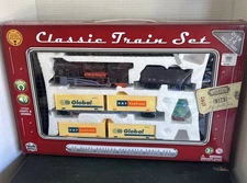 Wow Toyz Deluxe Classic Train Set (20-pc)-Steam Engine - TESTED & Works