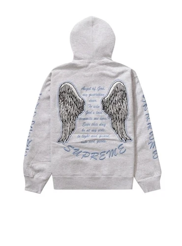 RARE Sweat à capuche Supreme Guardian Angel (FW2021) gris cendre taille XL jamais ouvert