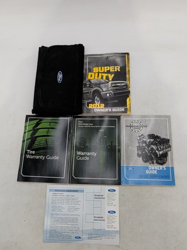 2012 Ford Super Duty Owners Manual With Case Diesel 6.1  Supplement 