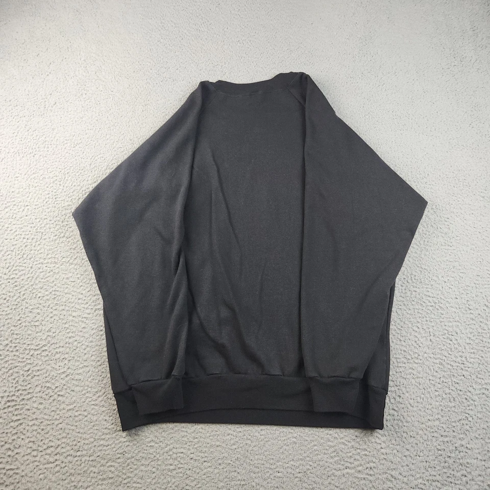 Sudadera De Colección Gatos XL Santo Tomás Islas Vírgenes Suéter Negra Hecha en EE. UU. Foto 4 de 4