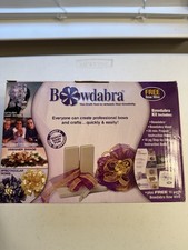 Vintage Bowdabra Bow Maker Craft Tool Kit Box Wand VHS Video Wire Complete