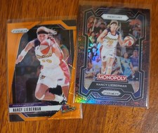 2024 Panini Prizm Monopoly WNBA #27 Nancy Lieberman Icons Red Prizm + orange