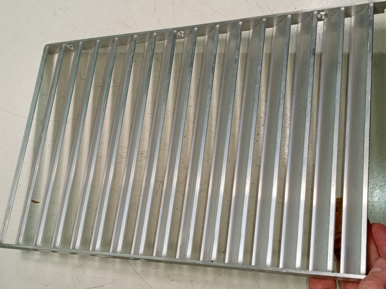 Ferrari 288 GTO Rear Trunk Boot Lid Center Central Grille_61396300_NEW GENUINE